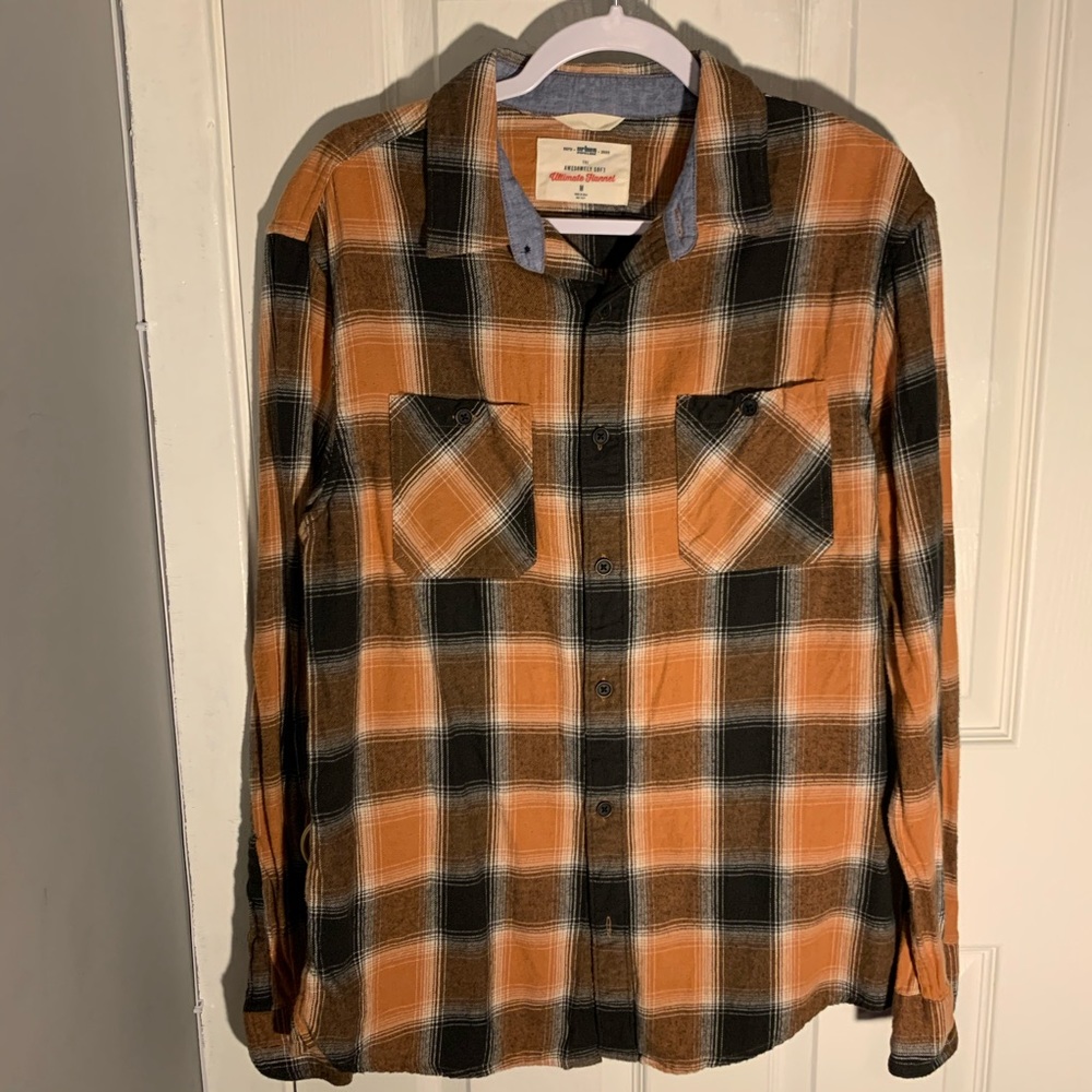Urban Pipeline Flannel Long Sleeve Button Up